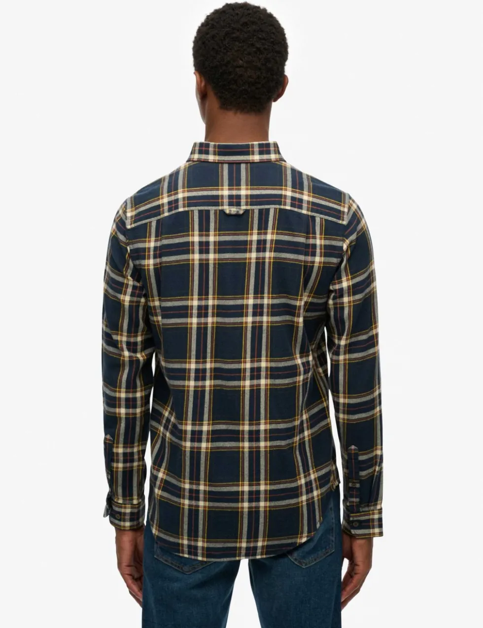 Regular Fit Pure Cotton Checked Flannel Shirt