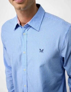 Regular Fit Pure Cotton Check Oxford Shirt
