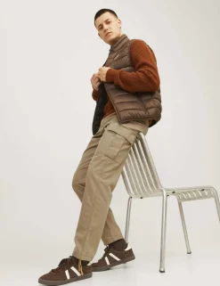 Regular Fit Pure Cotton Cargo Trousers