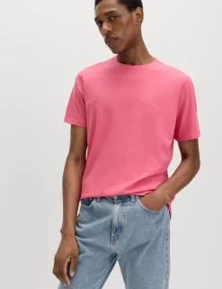 Regular Fit Pure Cotton Crew Neck T-Shirt