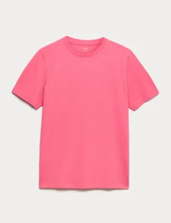 Regular Fit Pure Cotton Crew Neck T-Shirt