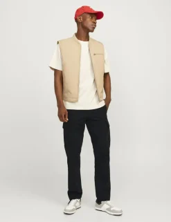 Regular Fit Pure Cotton Cargo Trousers