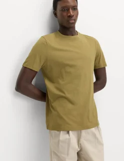 Regular Fit Pure Cotton Crew Neck T-Shirt