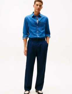 Regular Fit Pure Cotton Denim Shirt
