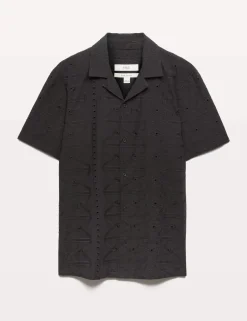 Regular Fit Pure Cotton Embroidered Shirt