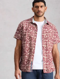 Regular Fit Pure Cotton Floral Print Shirt