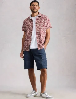Regular Fit Pure Cotton Floral Print Shirt