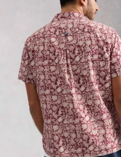 Regular Fit Pure Cotton Floral Print Shirt