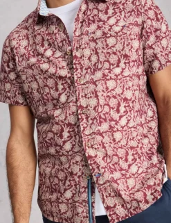 Regular Fit Pure Cotton Floral Print Shirt