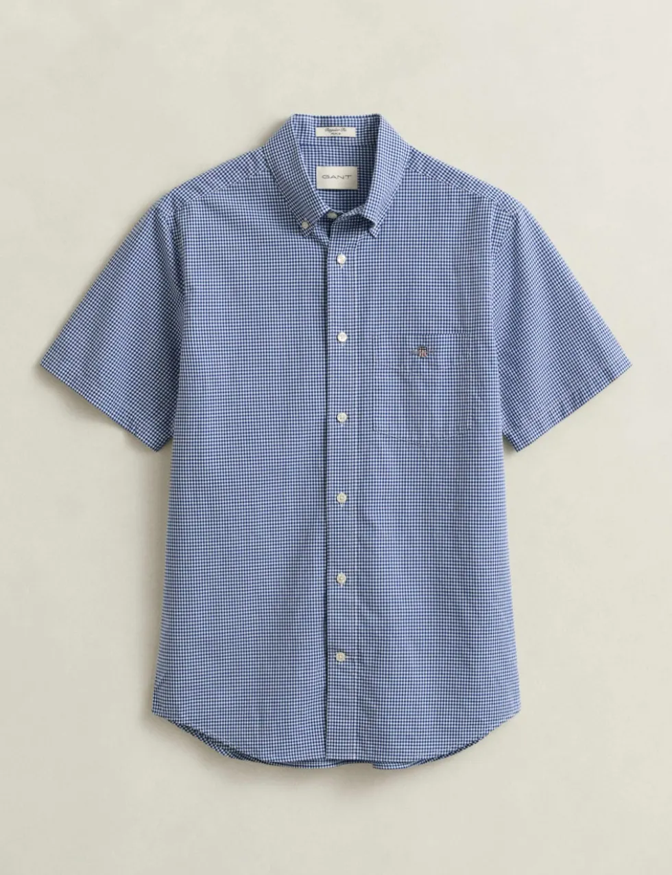 Regular Fit Pure Cotton Gingham Oxford Shirt