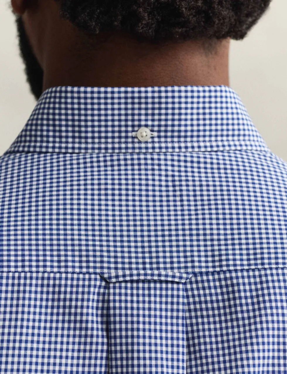 Regular Fit Pure Cotton Gingham Oxford Shirt