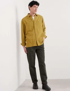 Regular Fit Pure Cotton Lightweight Trousers