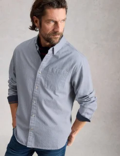 Regular Fit Pure Cotton Striped Shirt