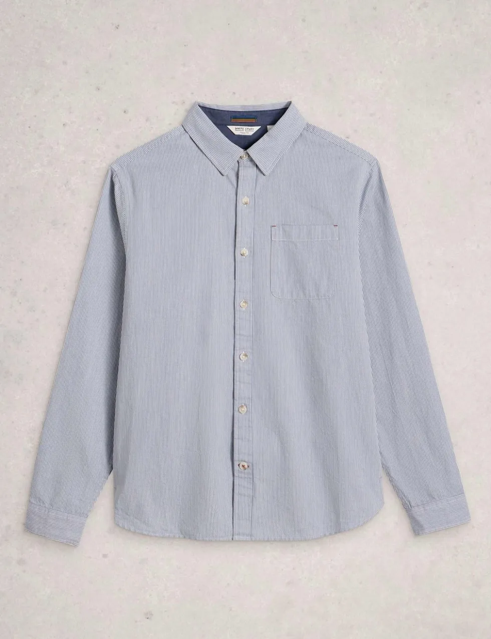 Regular Fit Pure Cotton Striped Shirt