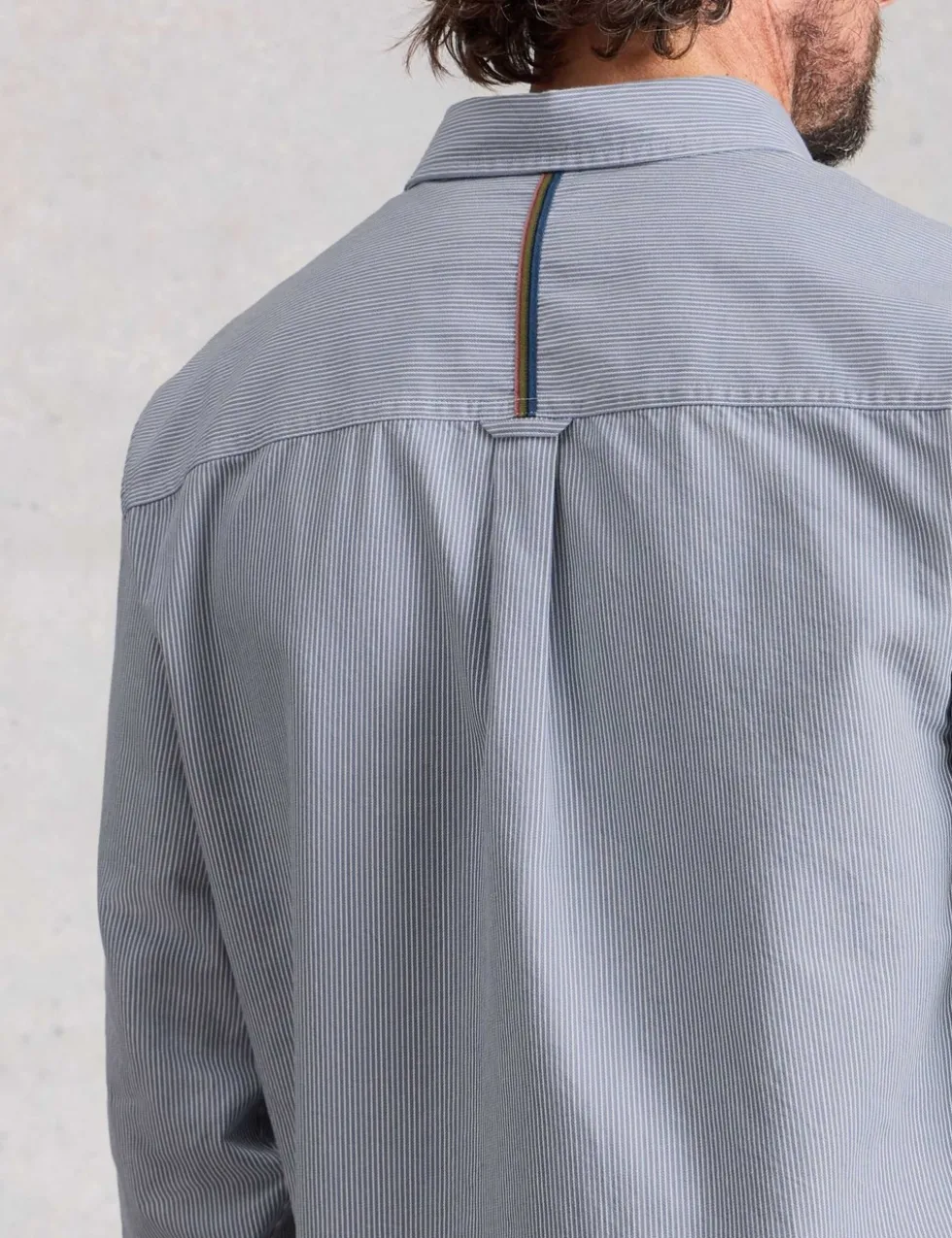 Regular Fit Pure Cotton Striped Shirt