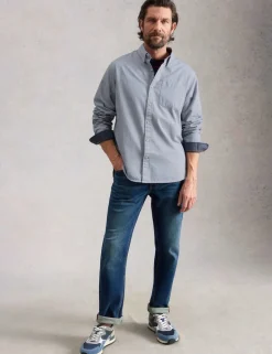 Regular Fit Pure Cotton Striped Shirt