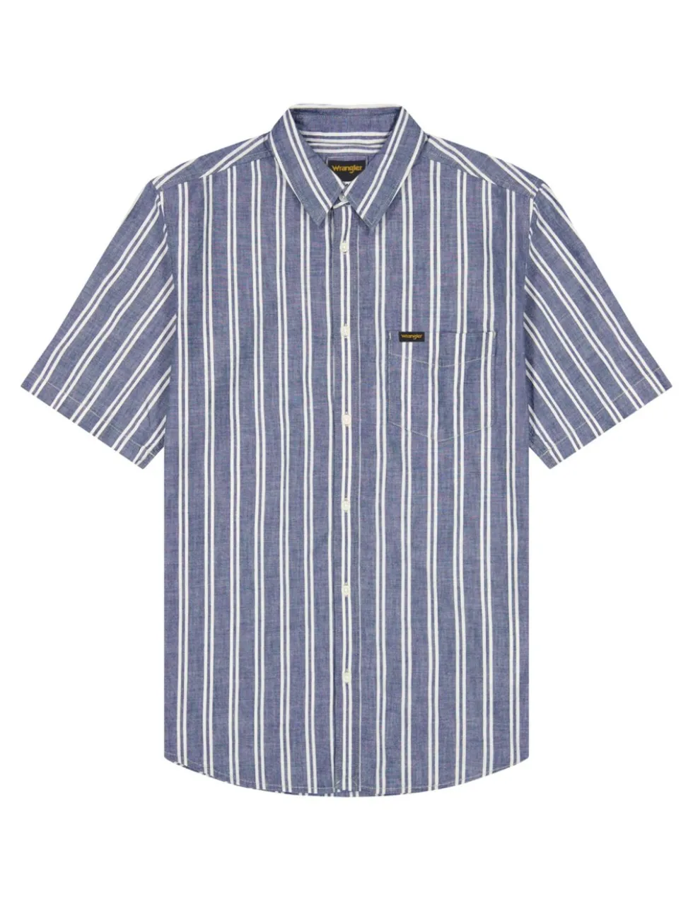 Regular Fit Pure Cotton Striped Short Sleeve Shirt