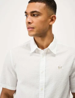 Regular Fit Pure Cotton Seersucker Shirt