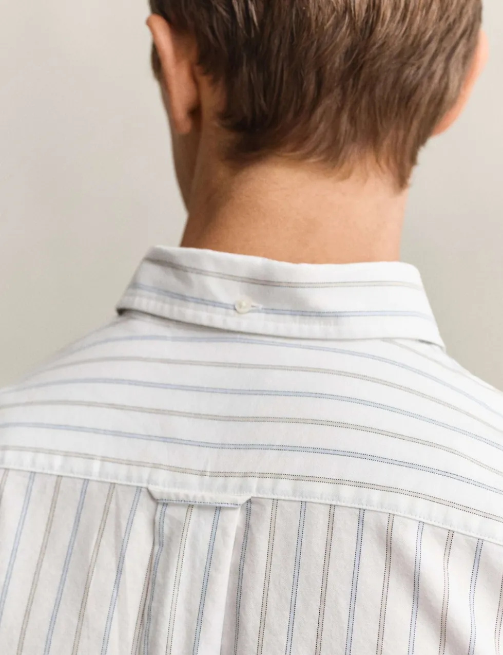 Regular Fit Pure Cotton Striped Oxford Shirt