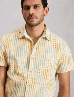 Regular Fit Pure Cotton Short Sleeve Shirt