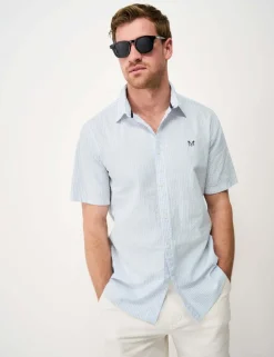 Regular Fit Pure Cotton Seersucker Shirt