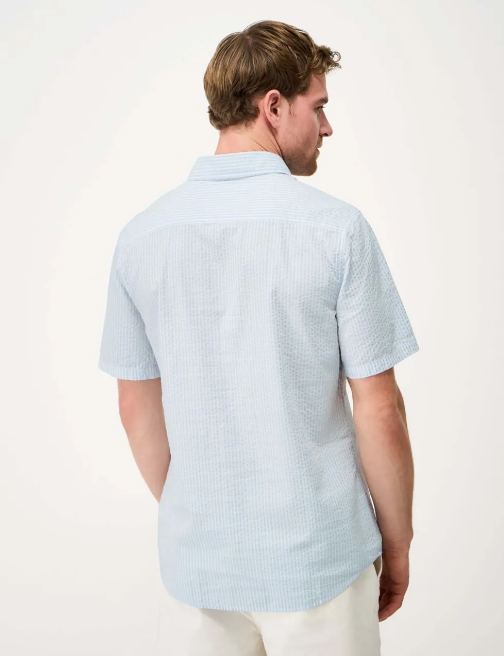 Regular Fit Pure Cotton Seersucker Shirt