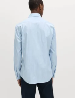 Regular Fit Pure Cotton Striped Shirt