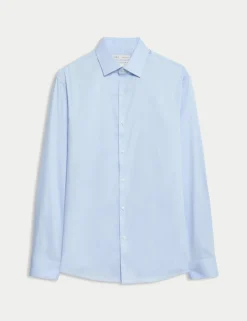 Regular Fit Pure Cotton Stretch Shirt