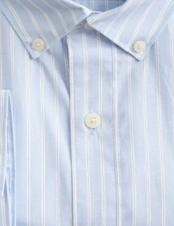 Regular Fit Pure Cotton Striped Shirt