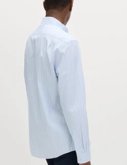 Regular Fit Pure Cotton Striped Shirt