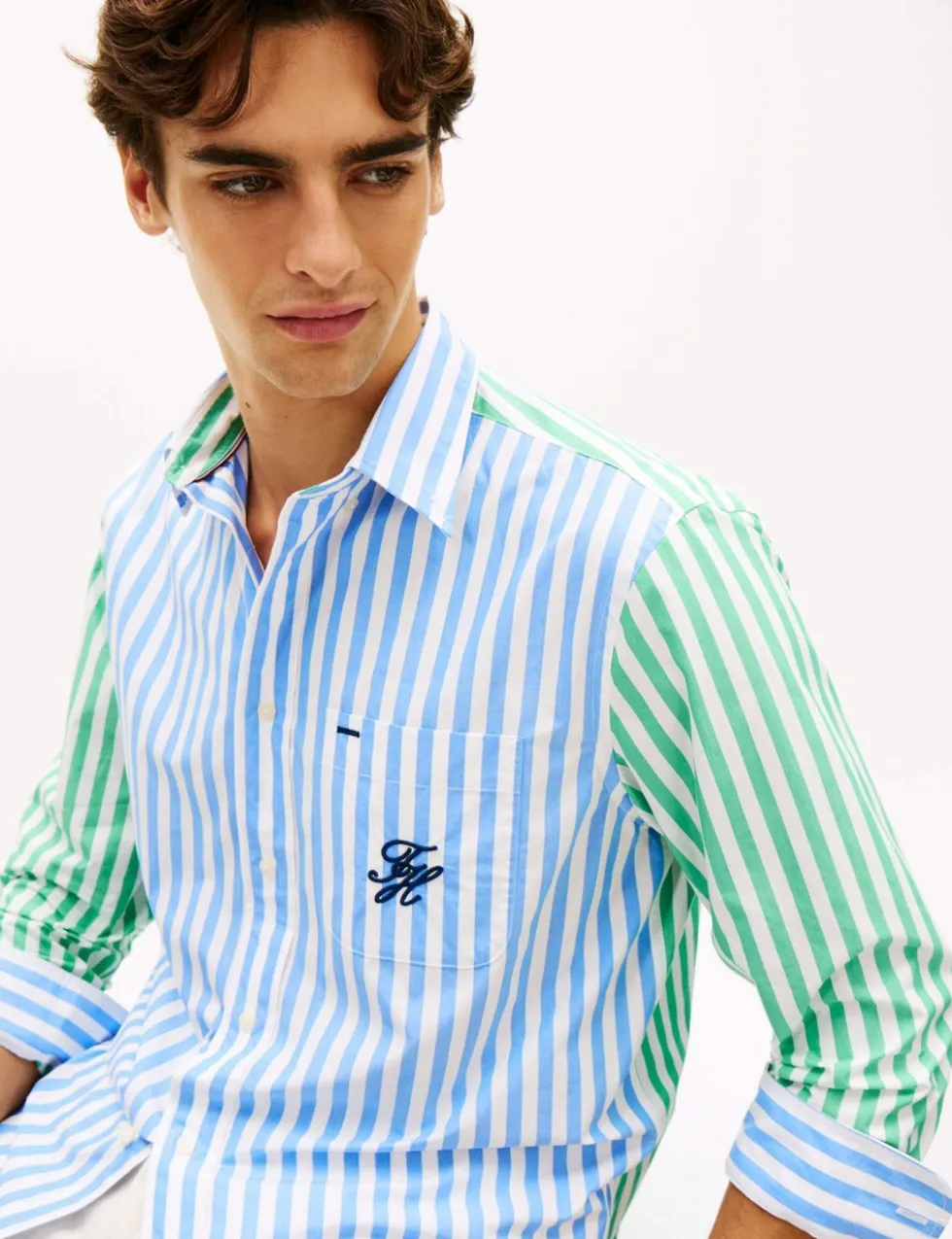 Regular Fit Pure Cotton Striped Shirt