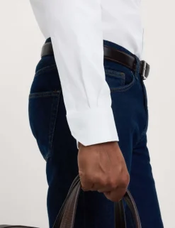Regular Fit Pure Cotton Stretch Shirt
