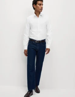 Regular Fit Pure Cotton Stretch Shirt