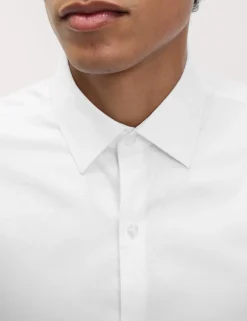 Regular Fit Pure Cotton Stretch Shirt