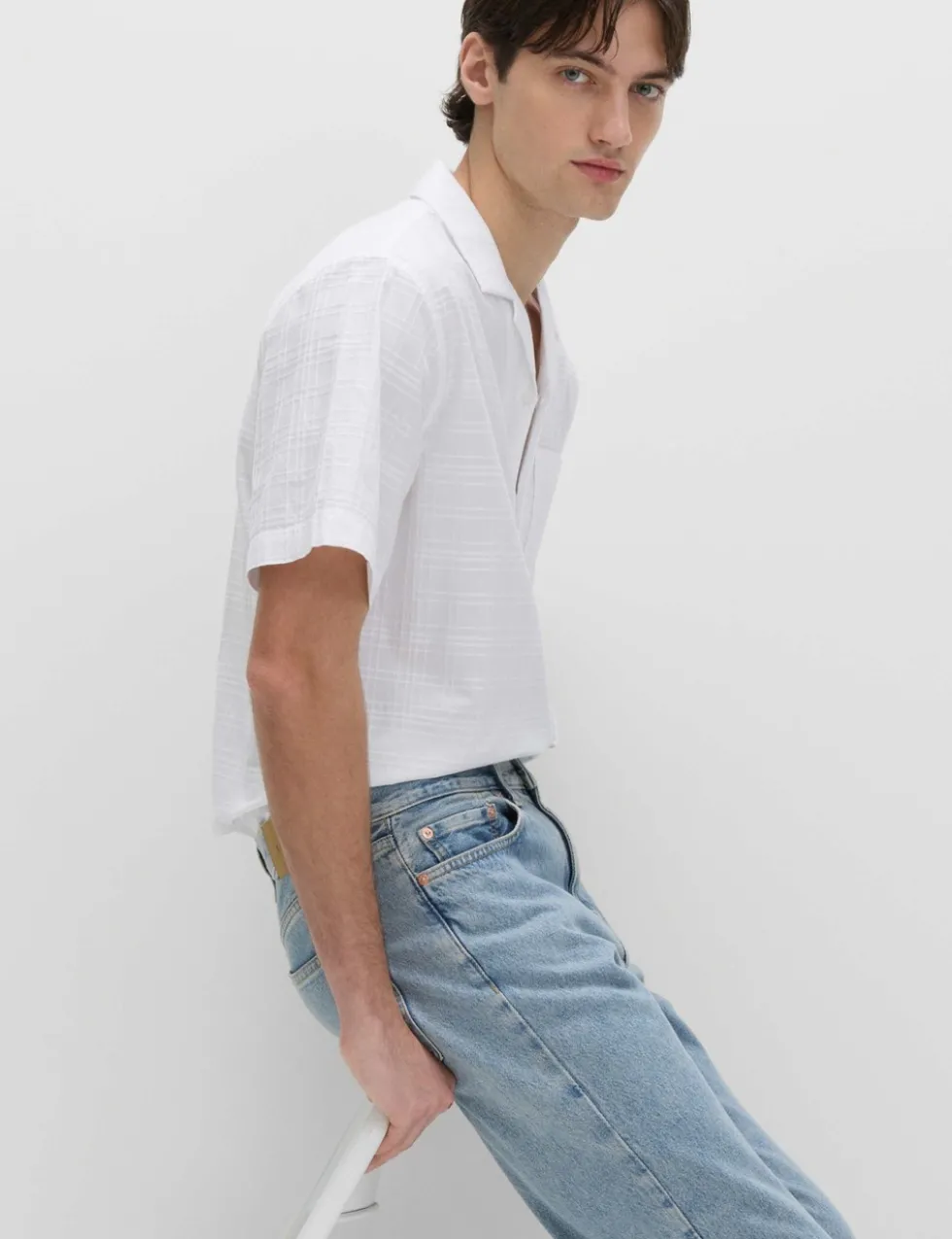 Regular Fit Pure Cotton Short Sleeve Shirt