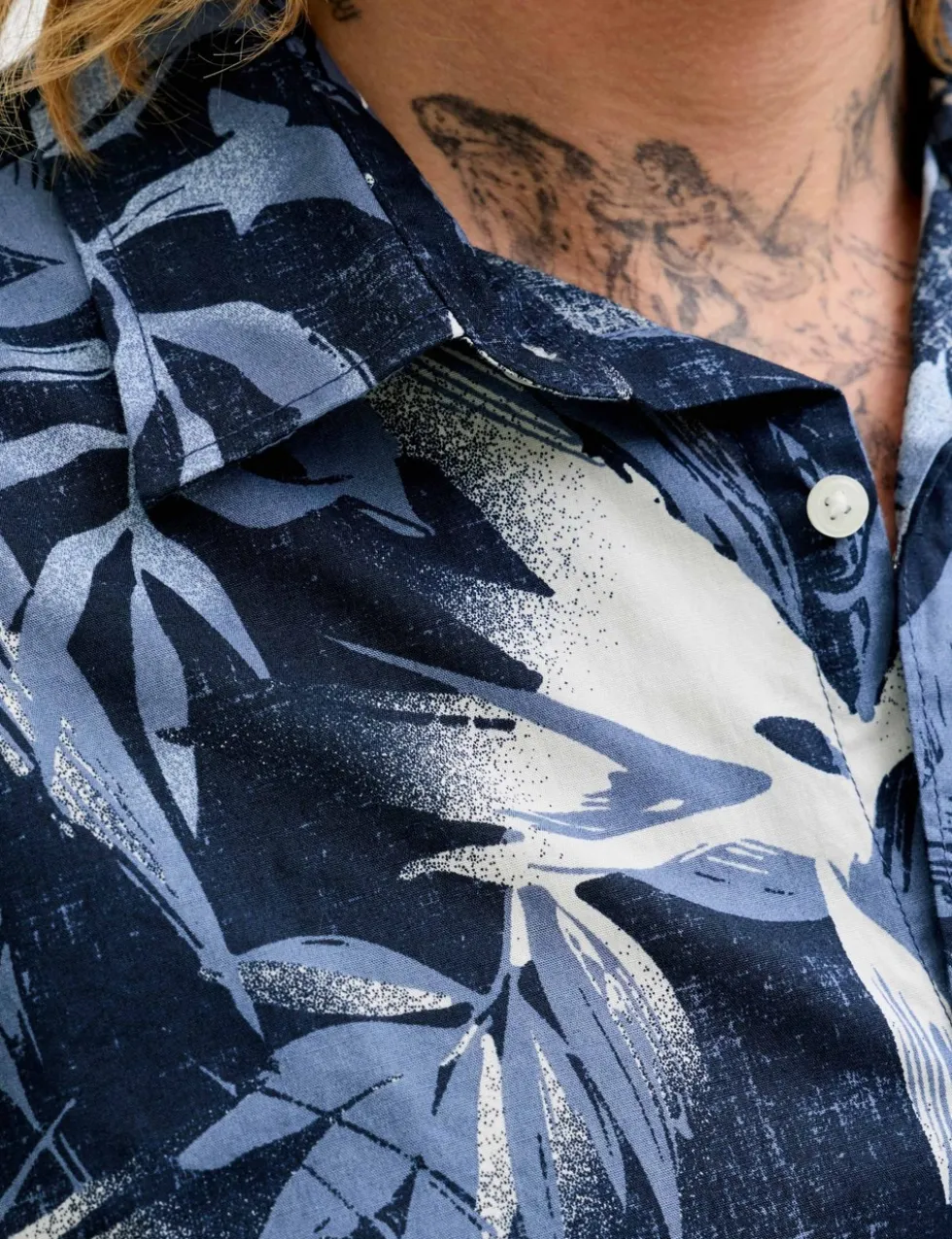 Regular Fit Pure Cotton Short Sleeve Hawaiian Shirt
