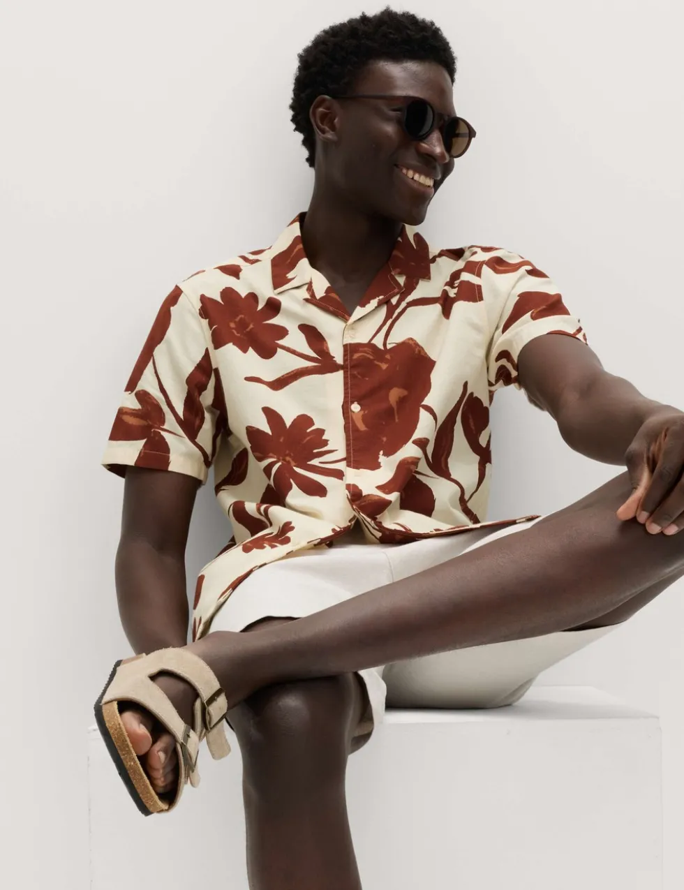 Regular Fit Pure Cotton Short Sleeve Shirt