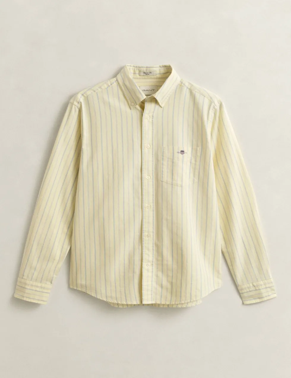 Regular Fit Pure Cotton Striped Oxford Shirt