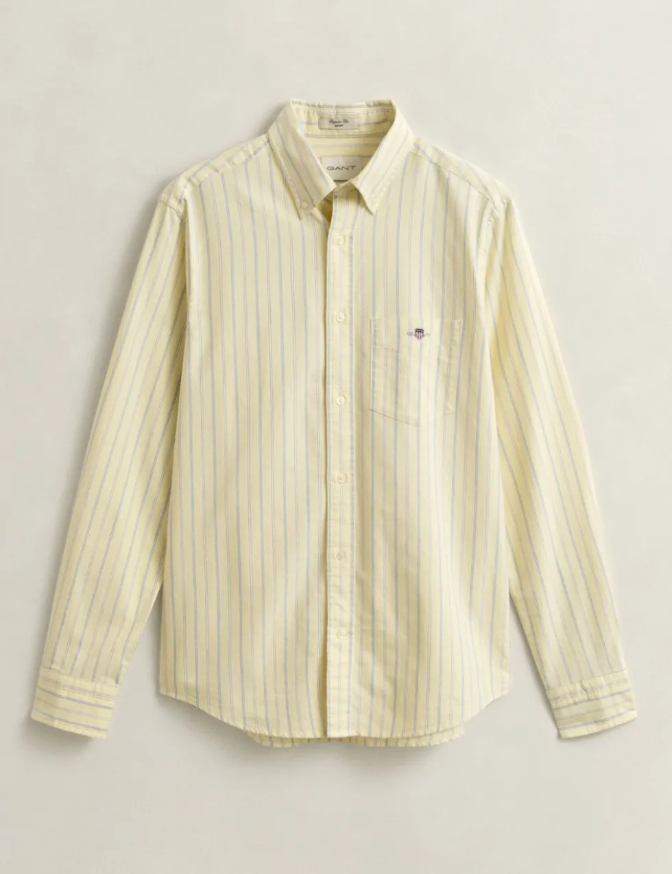 Regular Fit Pure Cotton Striped Oxford Shirt