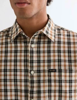 Regular Fit Pure Cotton Short Sleeve Shirt