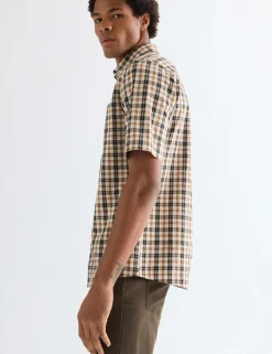 Regular Fit Pure Cotton Short Sleeve Shirt