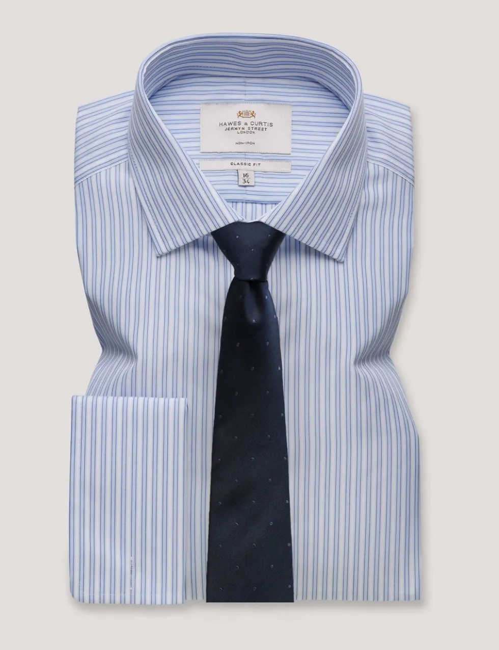 Regular Fit Pure Cotton Striped Shirt