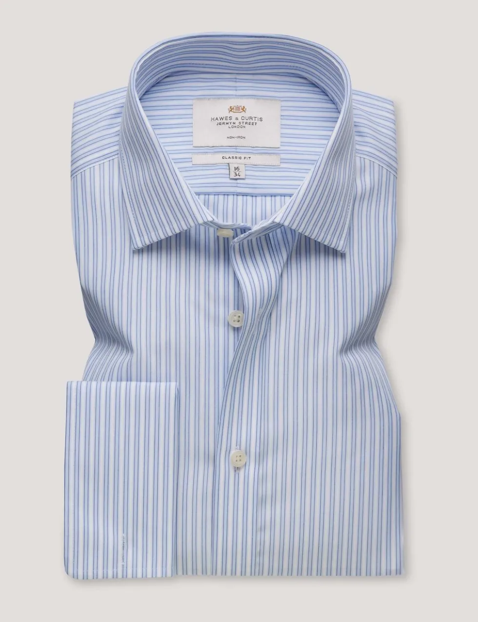 Regular Fit Pure Cotton Striped Shirt