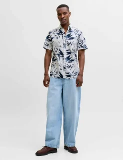 Regular Fit Pure Cotton Short Sleeve Hawaiian Shirt