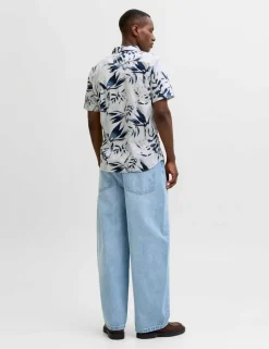Regular Fit Pure Cotton Short Sleeve Hawaiian Shirt