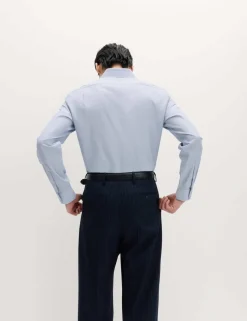 Regular Fit Pure Cotton Textured Shirt