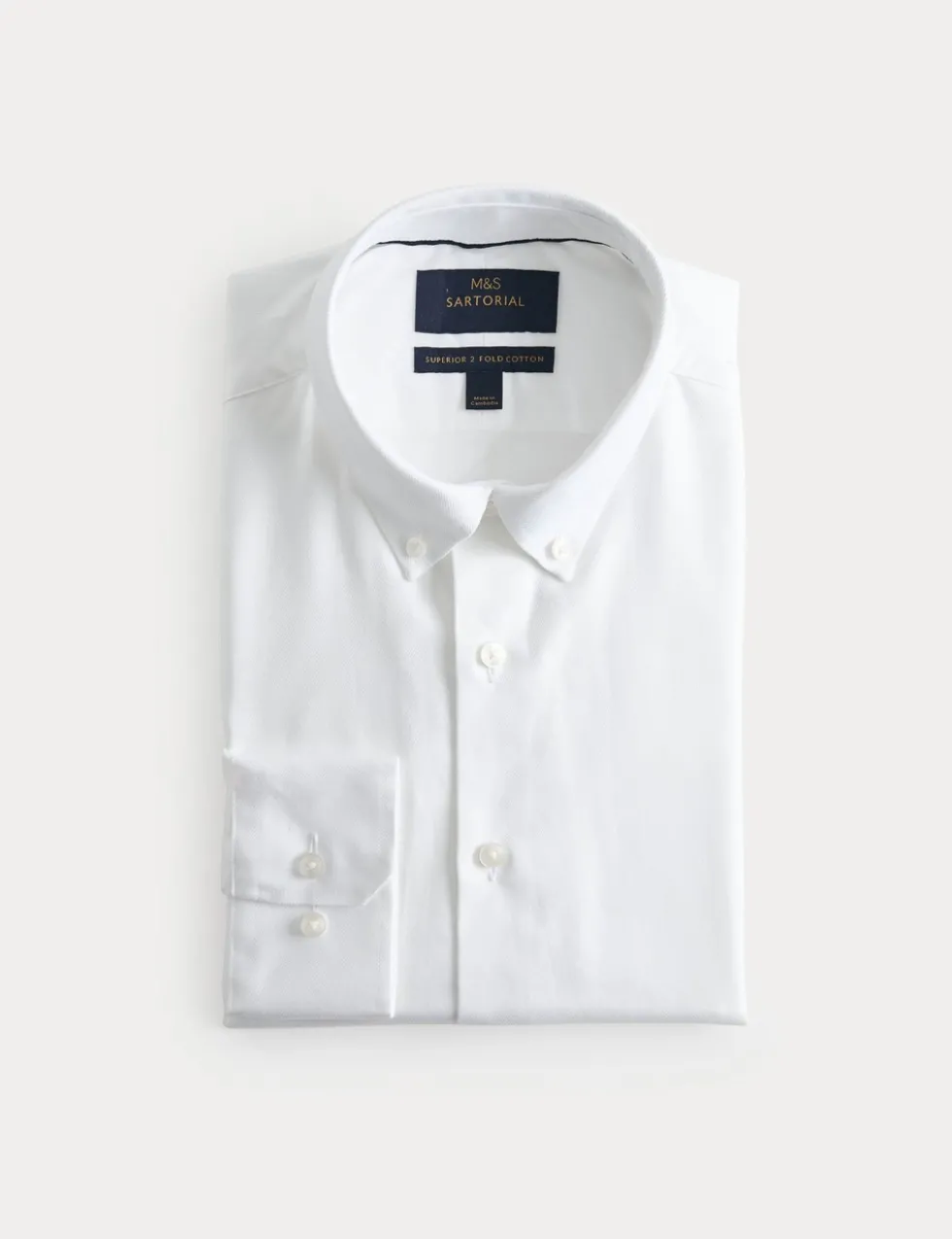 Regular Fit Pure Cotton Twill Shirt