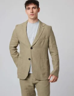 Regular Fit Pure Linen Blazer