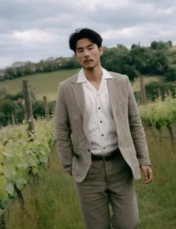 Regular Fit Pure Linen Blazer