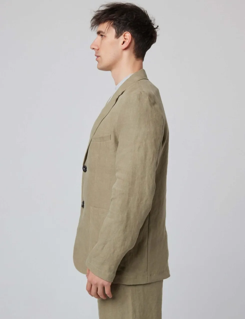 Regular Fit Pure Linen Blazer